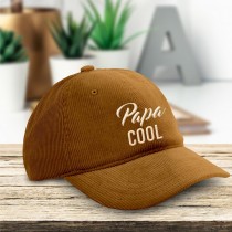 CASQUETTE POLYESTER MARRON PAPA COOL ADULTE