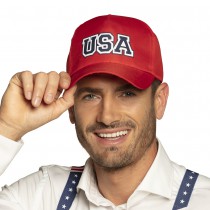 CASQUETTE USA ROUGE