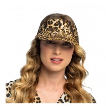 CASQUETTE VISIÈRE IMPRIMÉ PEAU LÉOPARD ADULTE