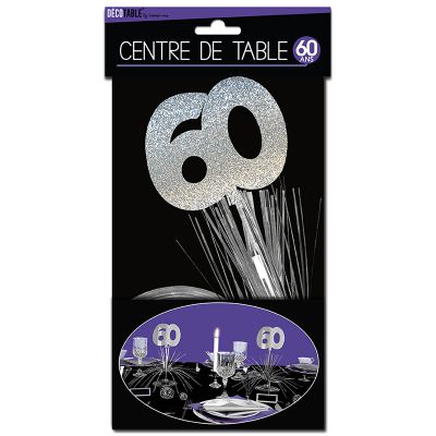 CENTRE DE TABLE 60 ANS