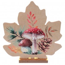 CENTRE DE TABLE DOUCEUR AUTOMNALE BOIS 19X4X20CM