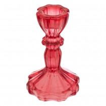 CHANDELIER VERRE ACCOLADES 7X11CM ROUGE