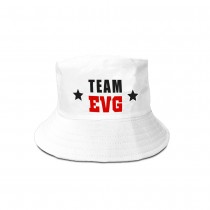 CHAPEAU BOB POLYESTER BLANC ÉQUIPE MARIÉ EVG