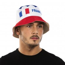 CHAPEAU BOB TISSU SUPPORTER FRANCE ADULTE