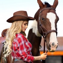 CHAPEAU COWBOY FEUTRE MARRON ADULTE