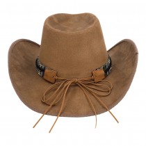 CHAPEAU COWBOY MARRON DJANGO ADULTE