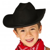 CHAPEAU COWBOY NOIR ENFANT