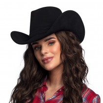 CHAPEAU COWBOY WYOMING NOIR ADULTE