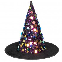 CHAPEAU DE SORCIÈRE SEQUIN