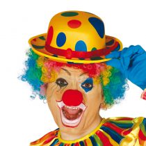 chapeau clown jaune en feutre adulte - Hyperfetes