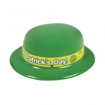 CHAPEAU MELON PLASTIQUE ST PATRICK