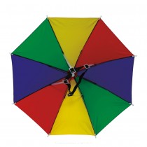 CHAPEAU PARAPLUIE PLIABLE 55CM MULTICOLORE