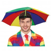 CHAPEAU PARAPLUIE PLIABLE 55CM MULTICOLORE