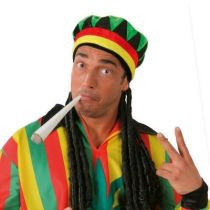 CHAPEAU RASTA ET DREADLOCKS