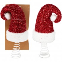 CHAPEAU SAPIN BONNET NOËL 115X115X290MM ROUGE