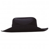 CHAPEAU SHÉRIF FEUTRE NOIR ENFANT