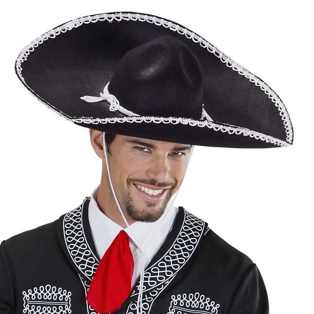 Chapeau de charro Fiesta mexicain bordeaux et argent pour adultes sombrero pour  adultes pour déguisement pour 5 de Mayo mariachi livraison gratuite -   Canada