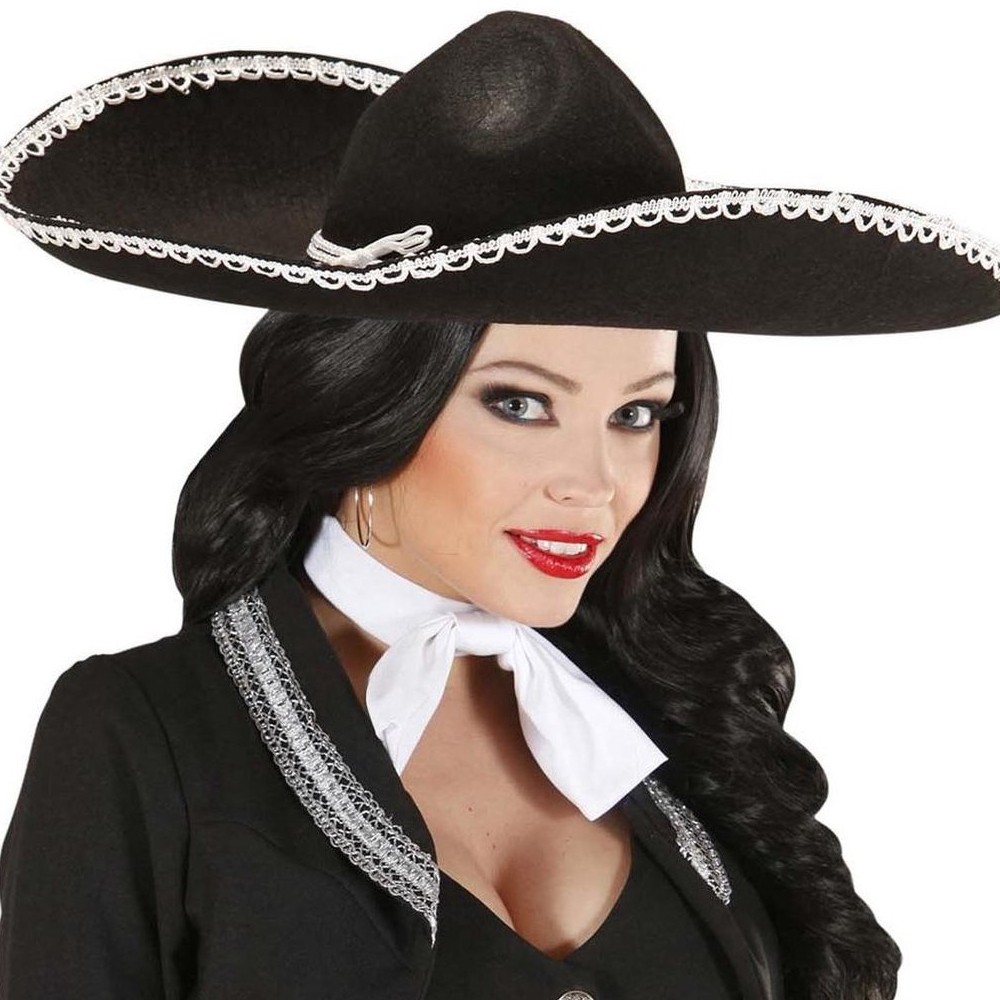 Chapeau de charro Fiesta mexicain bordeaux et argent pour adultes sombrero pour  adultes pour déguisement pour 5 de Mayo mariachi livraison gratuite -   Canada