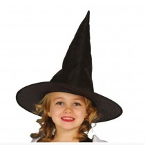 CHAPEAU SORCIÈRE POLYESTER NOIR ENFANT