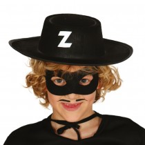 CHAPEAU ZORRO NOIR ENFANT