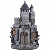CHÂTEAU HANTÉ ANIMÉ LUMIÈRE FUMÉE 22.8CM GRIS