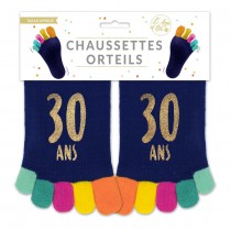 CHAUSSETTE ORTEILS LA 30AINE NOIRE