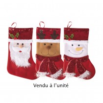 CHAUSSETTES DE NOËL 24X37CM