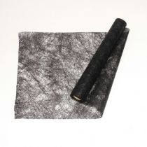 CHEMIN DE TABLE BRILLANCE 30CM - NOIR
