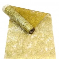 CHEMIN DE TABLE BRILLANCE ROULEAU 30CMX10M OR
