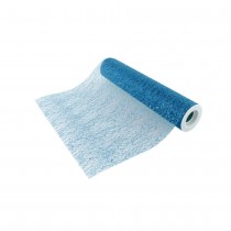 CHEMIN DE TABLE BRILLANCE ROULEAU 30CMX5M BLEU
