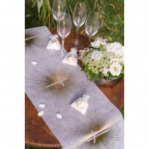 CHEMIN DE TABLE CÉRÉMONIE RELIGIEUSE 30CMX5M BLANC