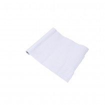 CHEMIN DE TABLE COTON NID D\'ABEILLE 28CMX3M BLANC