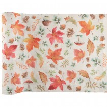 CHEMIN DE TABLE DOUCEUR AUTOMNALE 28CMX3M BEIGE