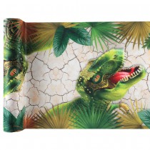 CHEMIN DE TABLE INTISSÉ T-REX JURASSIC 30CMX5M