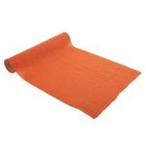 CHEMIN DE TABLE MOUSSELINE 28CMX5M ORANGE BRÛLÉ