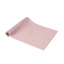CHEMIN DE TABLE MOUSSELINE BAPTÊME 28CMX5M ROSE