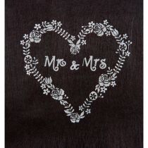 CHEMIN DE TABLE MR & MRS 30 X 5 CM