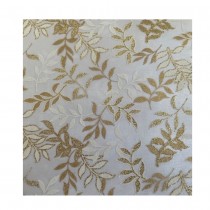 CHEMIN DE TABLE ORGANZA BRINDILLE FEUILLE 28CMX3M