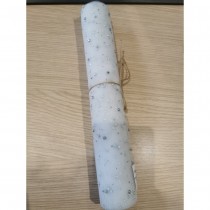 CHEMIN DE TABLE ORGANZA STRASS 28CMX3M BLANC IRISÉ