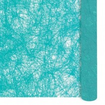 CHEMIN DE TABLE ROMANCE 30CMX10M TURQUOISE