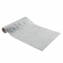 CHEMIN DE TABLE SEQUINS 28CMX3M ARGENT