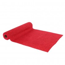 CHEMIN DE TABLE VELOURS PAILLETTES 28CMX3M ROUGE