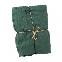 CHEMIN DE TABLE VOILE ÉTAMINE 90CMX3M VERT ANGLAIS