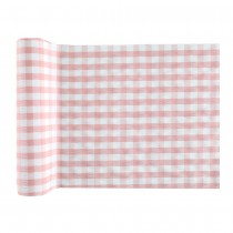 CHEMIN TABLE BAPTÊME FILLE 26CMX3M ROSE