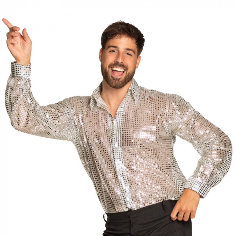 Déguisement Homme Disco Argent - Jour de Fête - Boutique Jour de fête