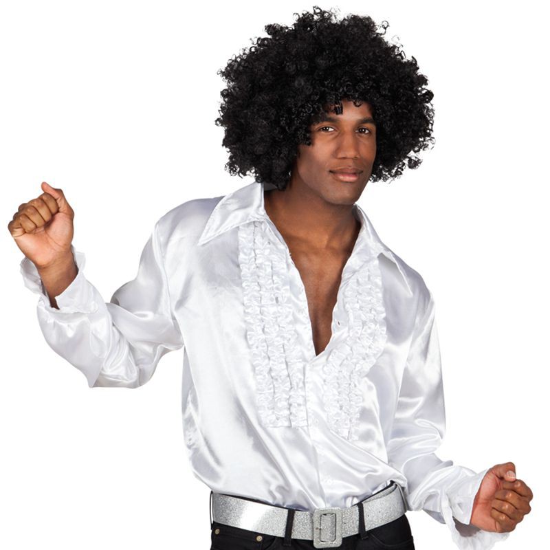 CHEMISE DISCO BLANC HOMME