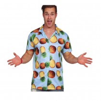 CHEMISE HAWAÏENNE POLYESTER ANANAS EXOTIQUES HOMME