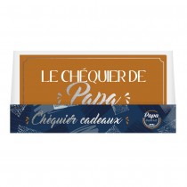 CHÉQUIER PAPIER CADEAU PAPA 20 BONS POUR 18X9.5CM