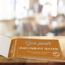 CHÉQUIER PAPIER CADEAU PAPA 20 BONS POUR 18X9.5CM
