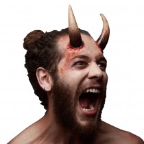 CICATRICE LATEX CORNES DÉMON SANG 9.5X3CM